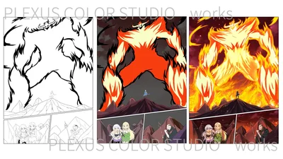 Western fantasy effects coloring